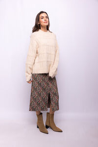 Object Falda estampada jacquard