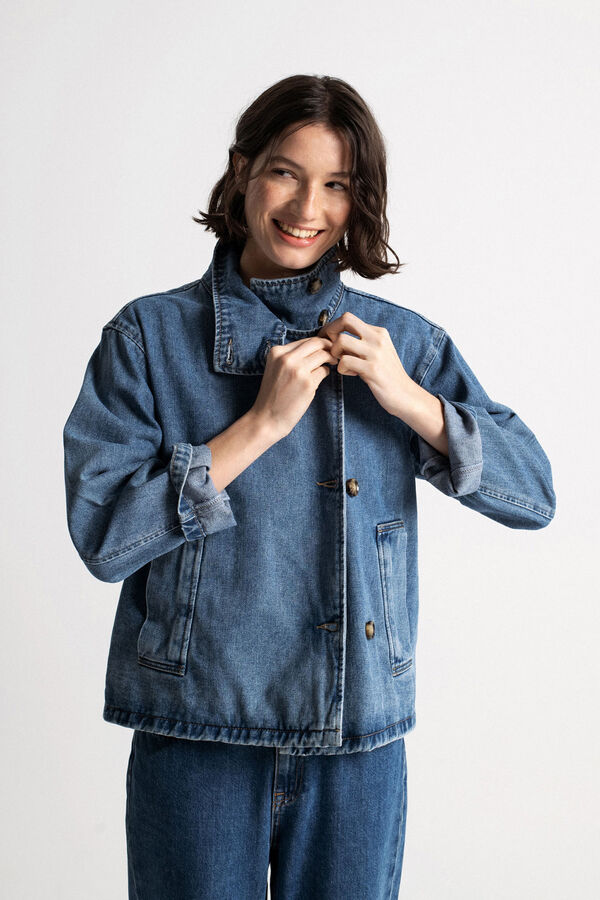 Object Chaqueta vaquera cruzada Azul