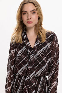 Vila Blusa de gasa con lazada