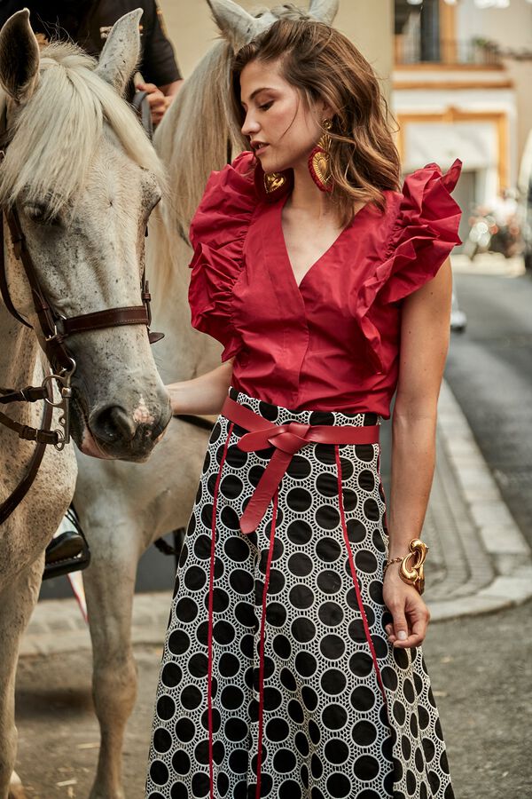 Panambi Falda Irisia Negro