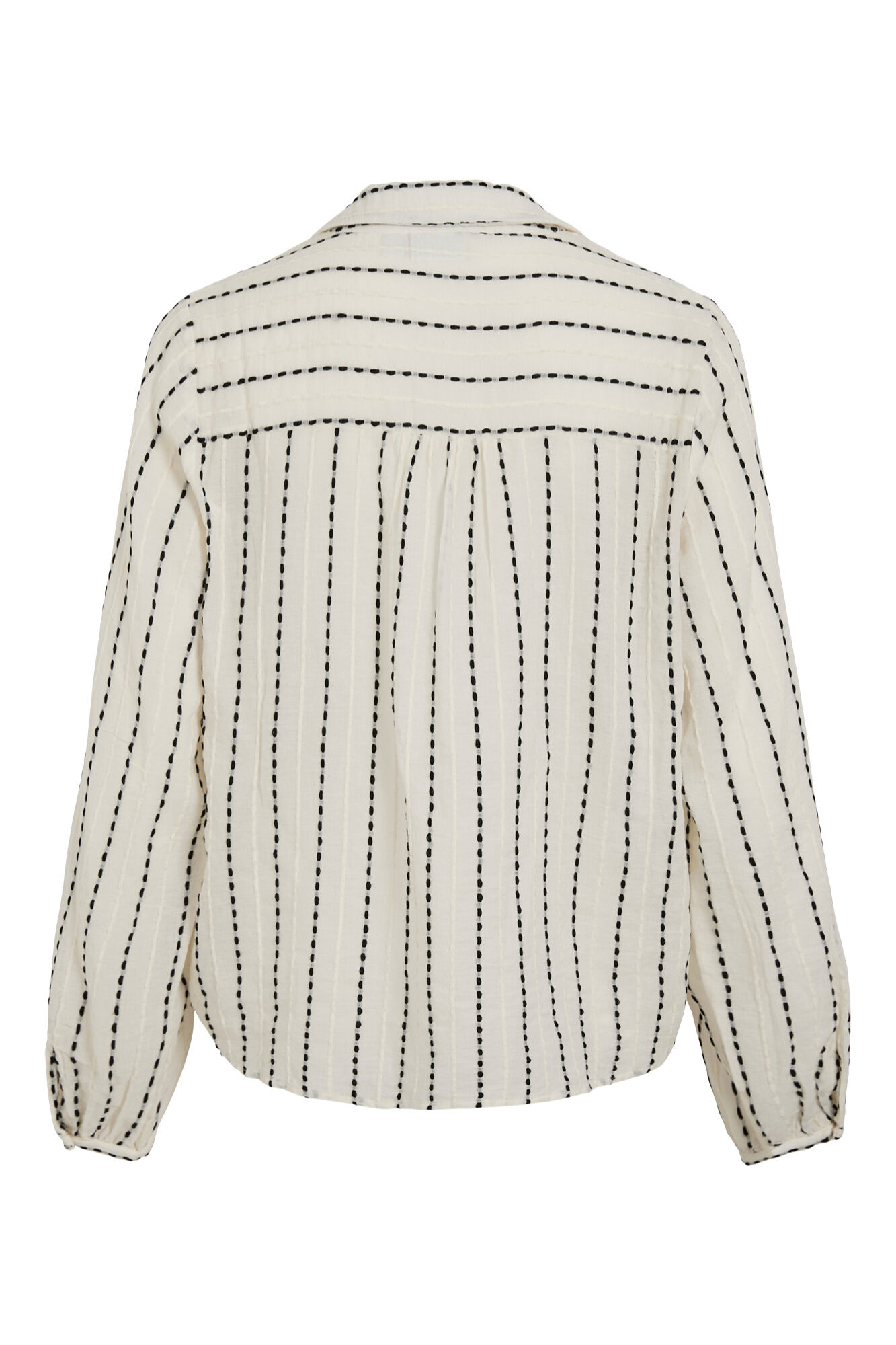 Vila Camisa de rayas bordadas