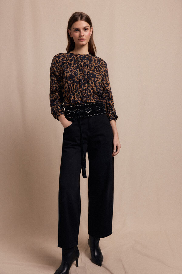 Slowlove Jeans barrel Negro