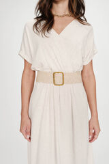 Grace & Mila Cintur&oacute;n Popcorn Beige