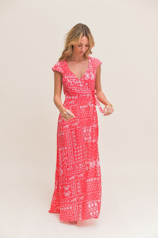 Jaase Vestido largo Remy Coral