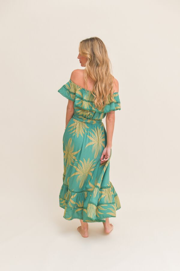 Jaase Vestido largo Romi Verde
