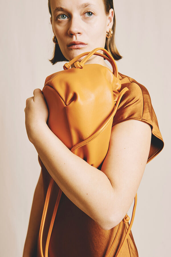 Zubi Bombonera piel Naranja