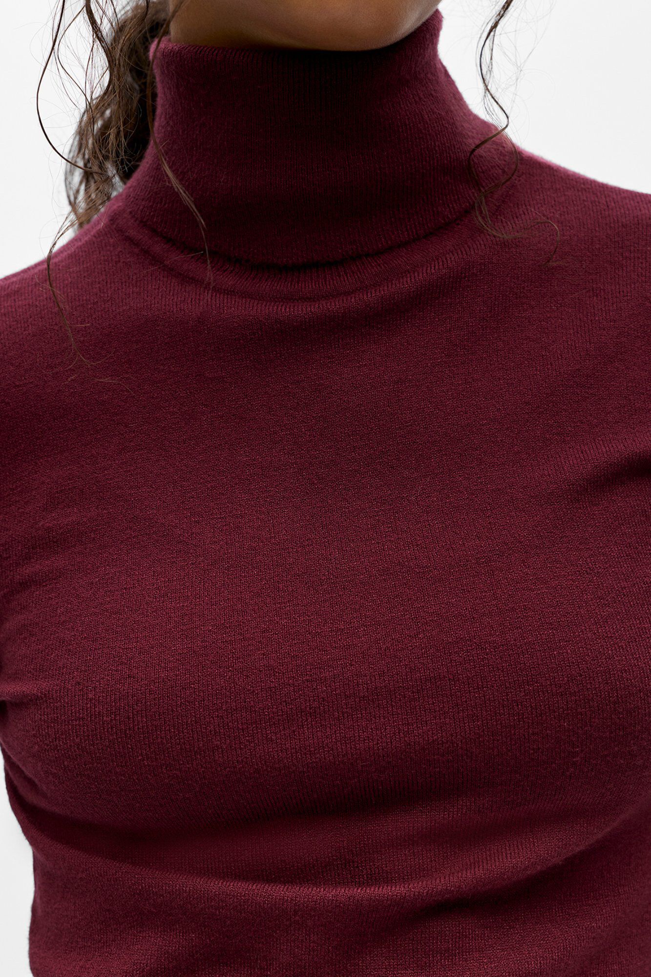 Object Jersey cuello alto tacto suave