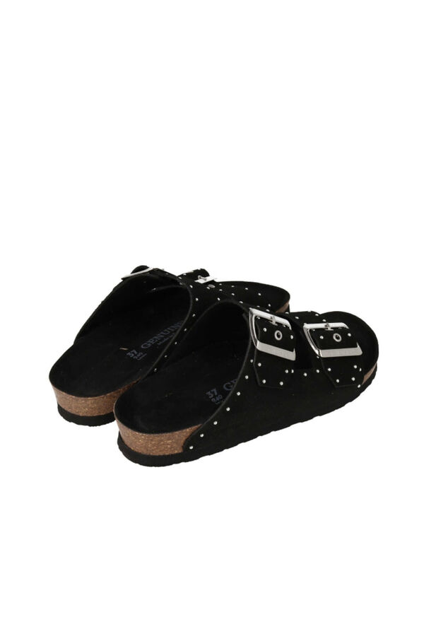 Genuins Sandalia de piel Negro