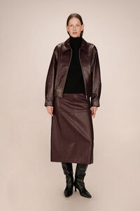 Grace & Mila Cazadora bomber en cuero