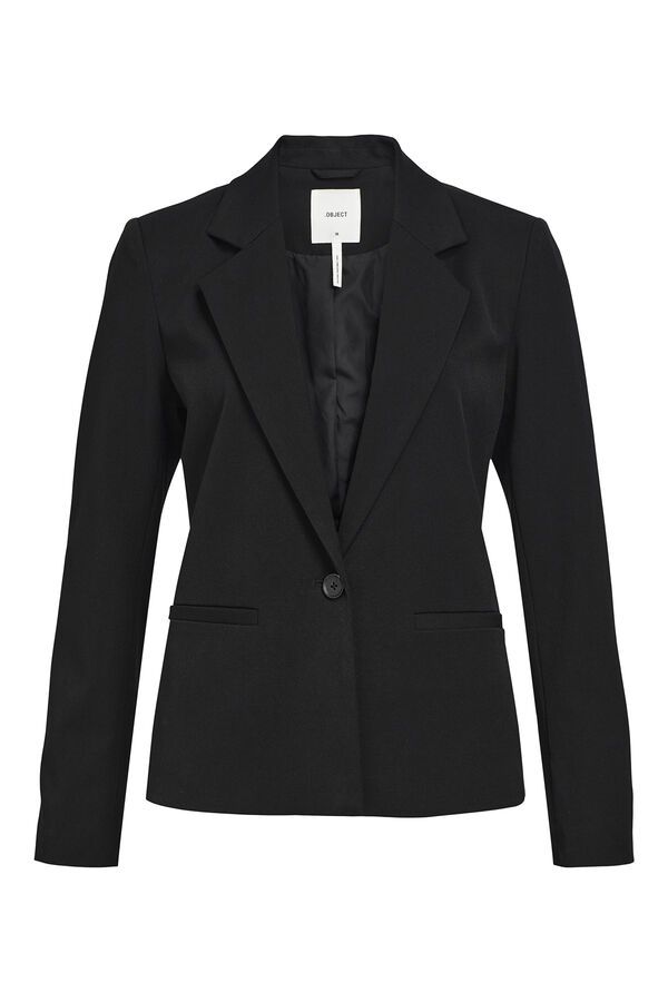 Object Blazer solapas Negro