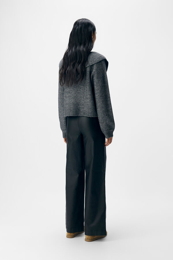 Object Cardigan lana y alpaca Gris