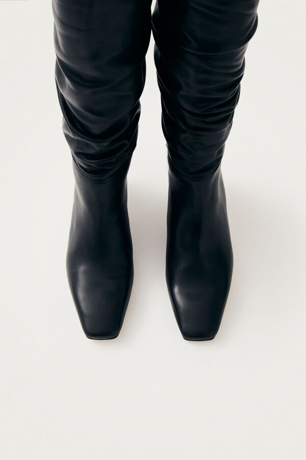 Alohas Botas de cuero Kalila Negro