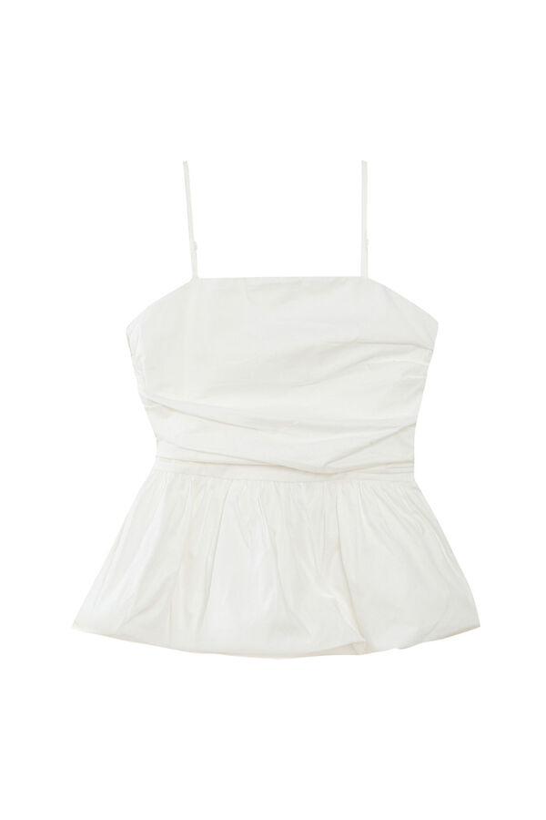 Grace & Mila Top sin mangas Valo 100% algod&oacute;n Blanco