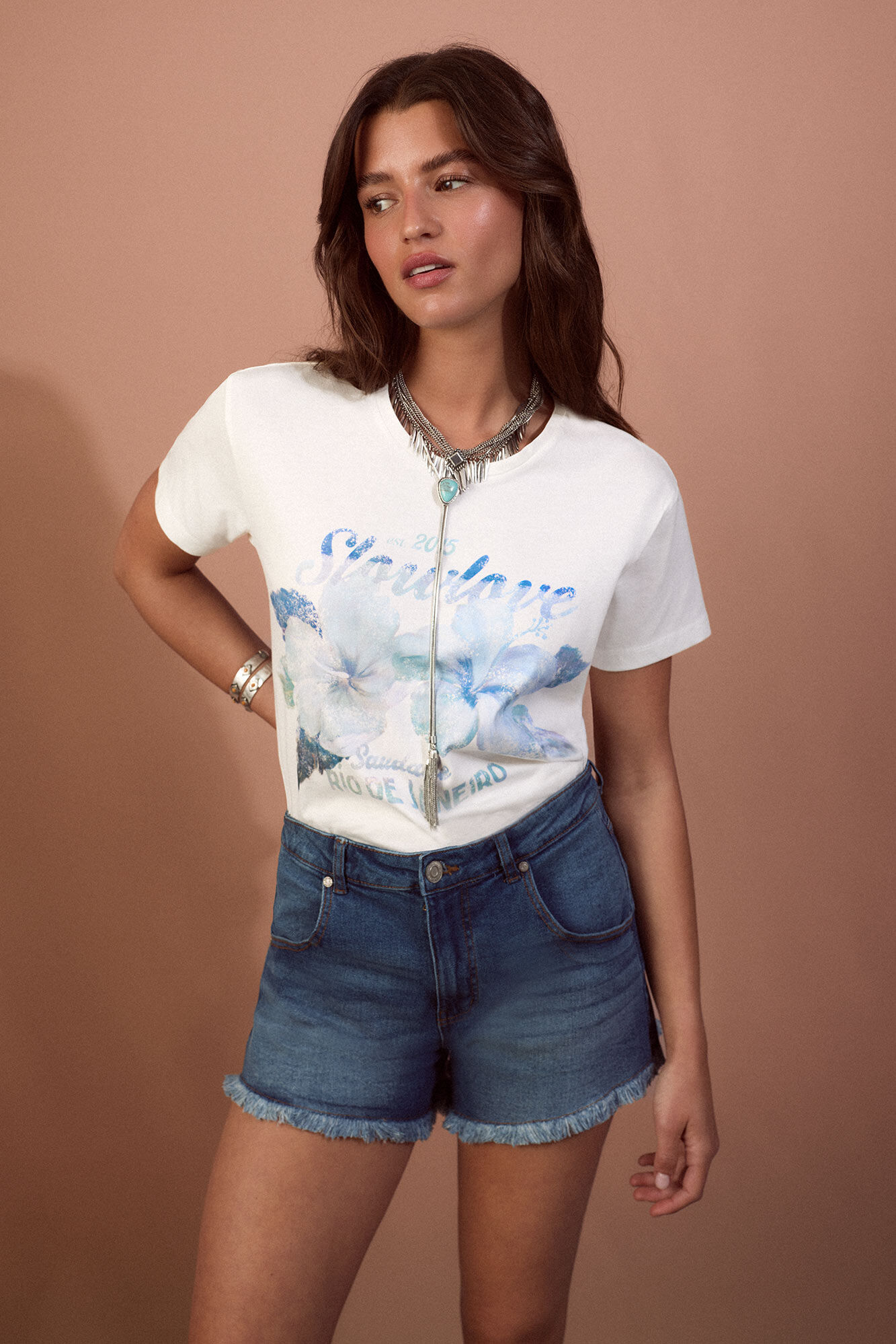 Slowlove Camiseta estampada