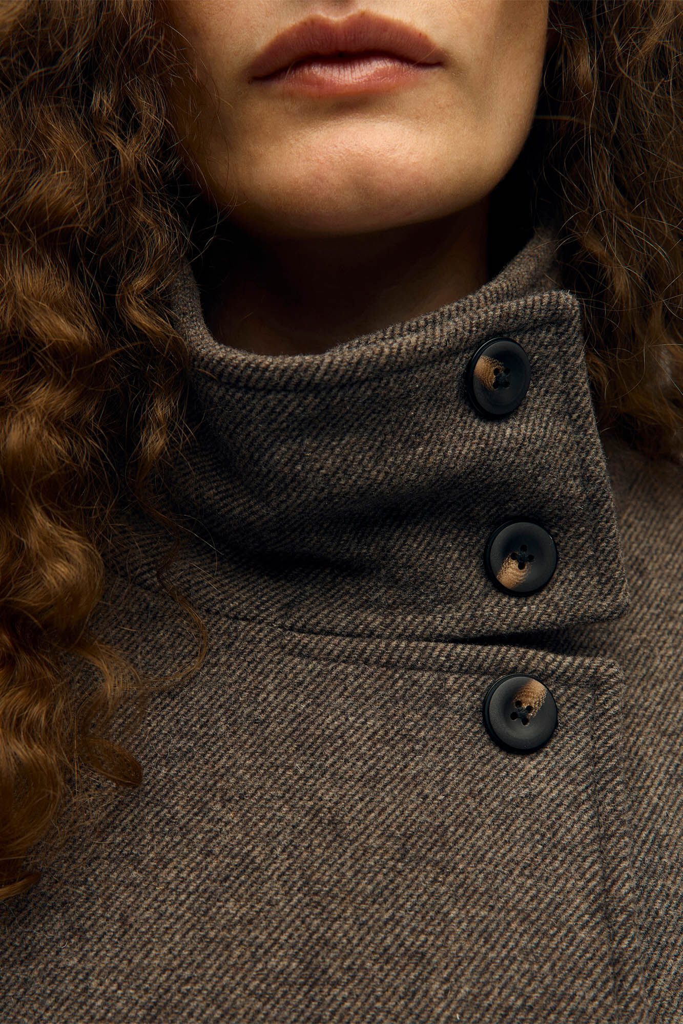 Object Chaqueta fieltro cruzada