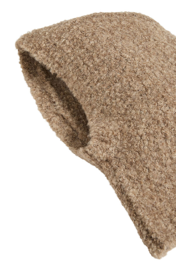 Vila Balaclava de lana Marr&oacute;n