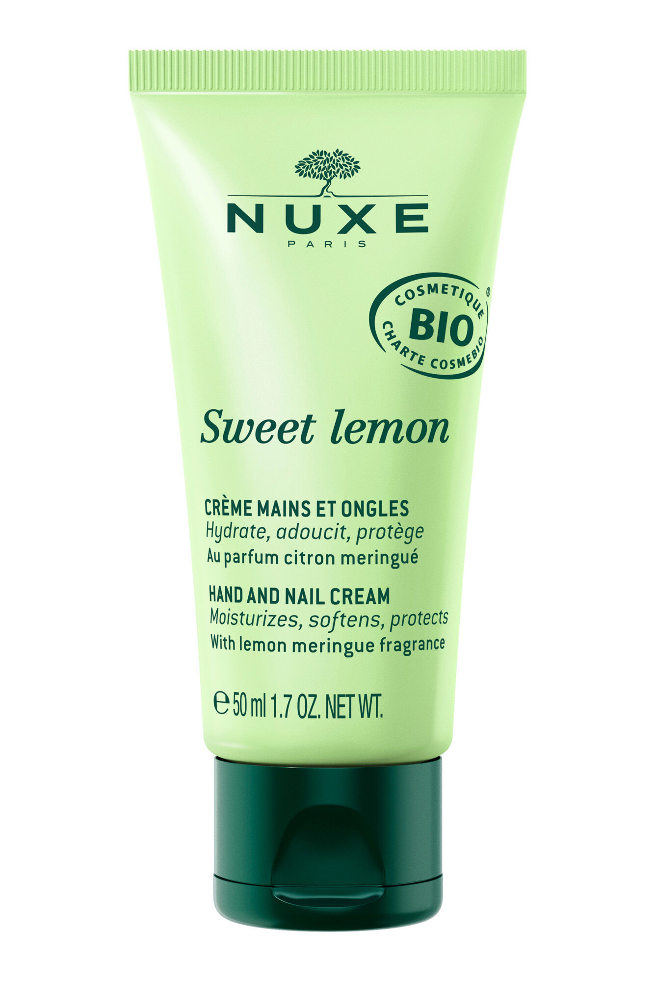 Nuxe Crema de manos y u&ntilde;as con fragancia de merengue de lim&oacute;n