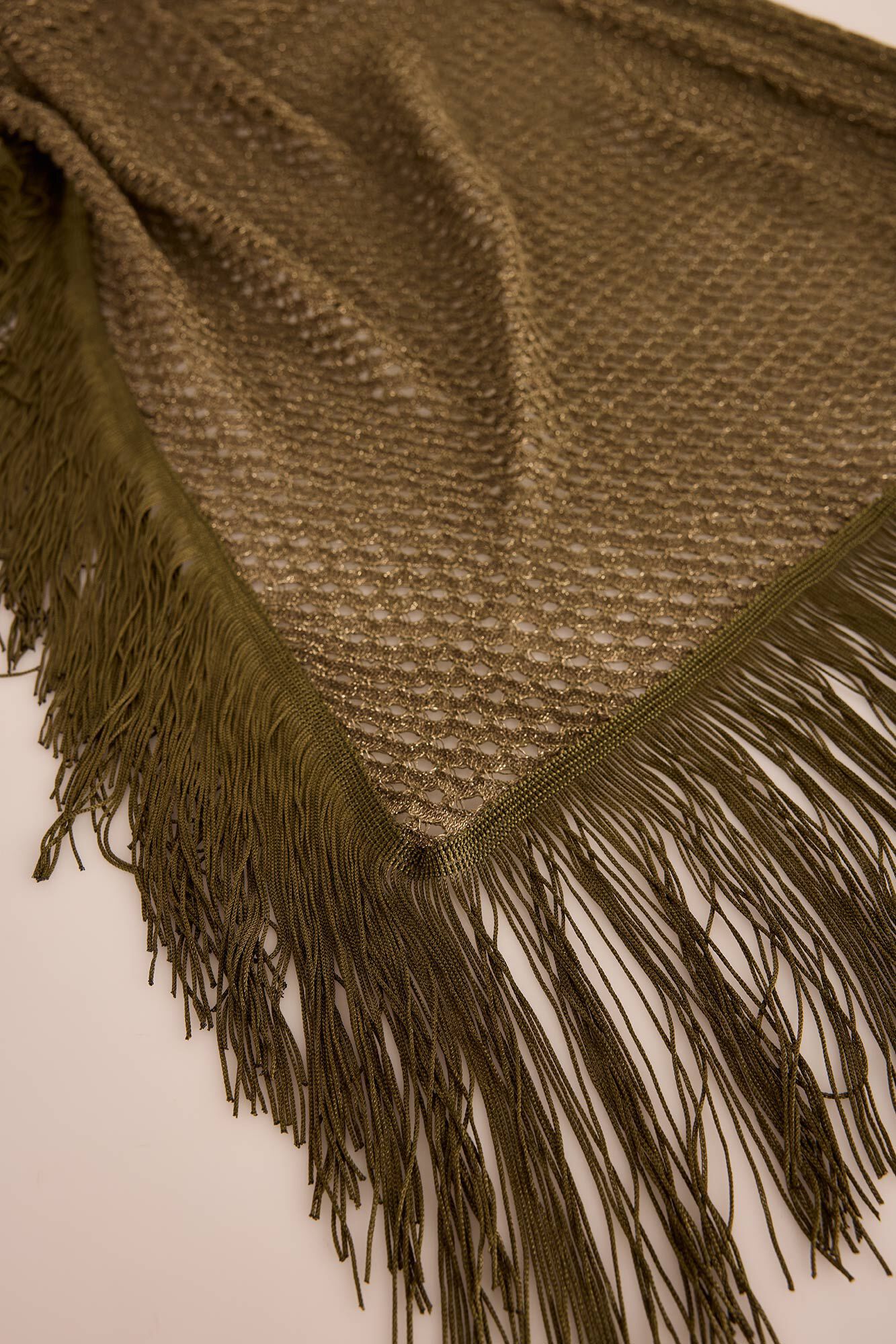 Slowlove Chal calado flecos