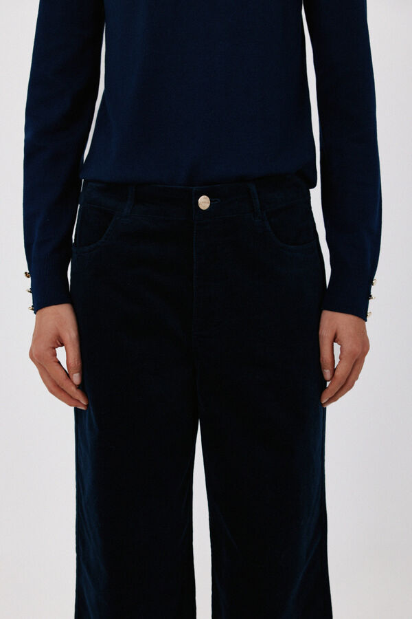 Cortefiel Jeans Sensational Marine Velvet Azul