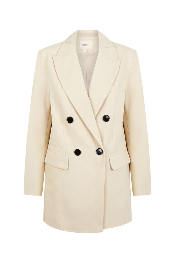 Slowlove Chaqueta americana cruzada Beige