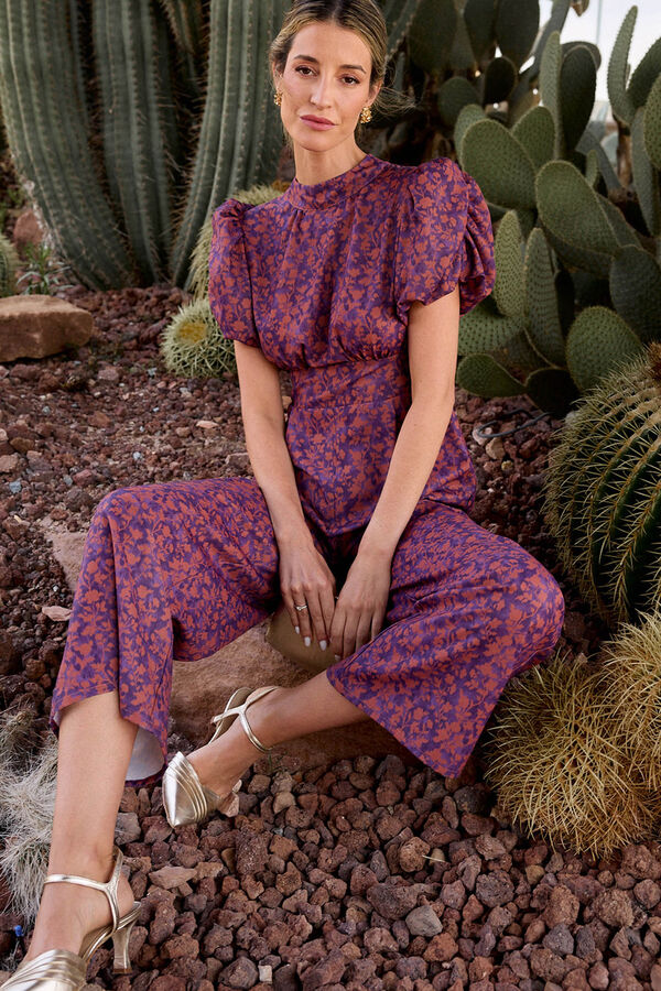 Pol&iacute;n Et Moi Mono estampado cobre Mireya Multicolor