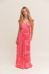 Jaase Vestido largo Remy Coral