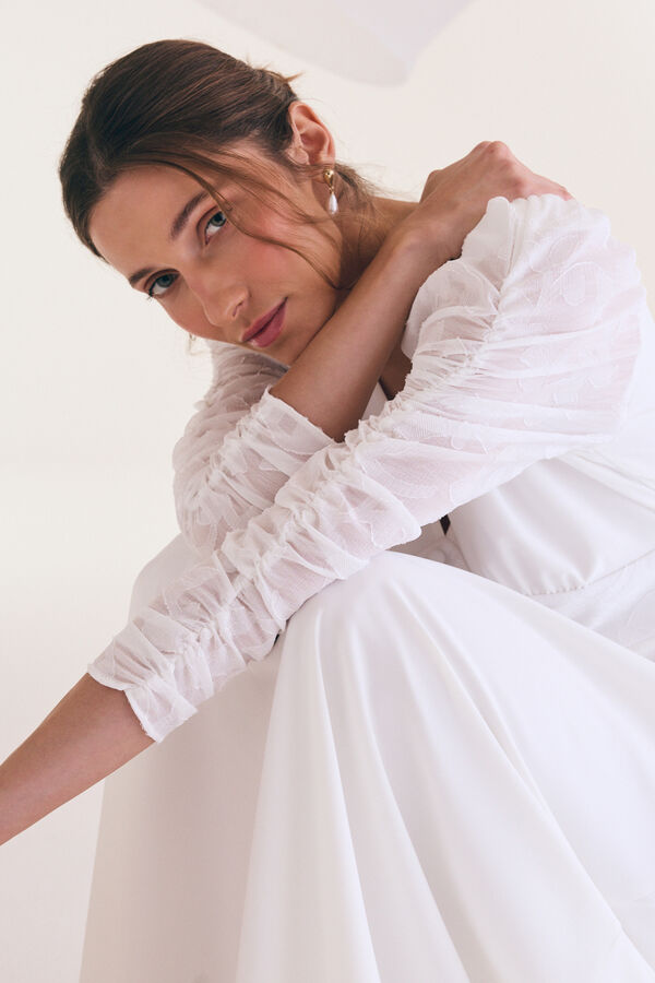 Pol&iacute;n Et Moi Vestido novia Emma Blanco