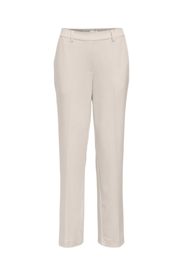 Object Pantal&oacute;n de corte recto Beige