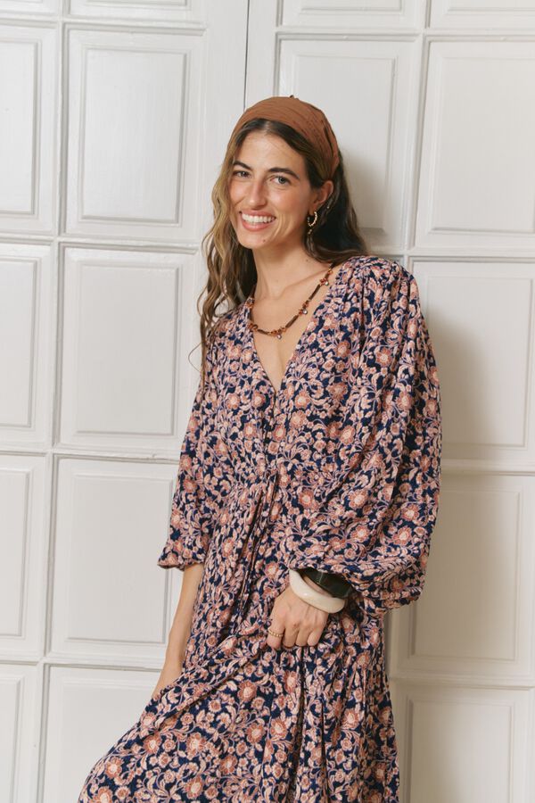 Jaase Vestido maxi Teresa Multicolor