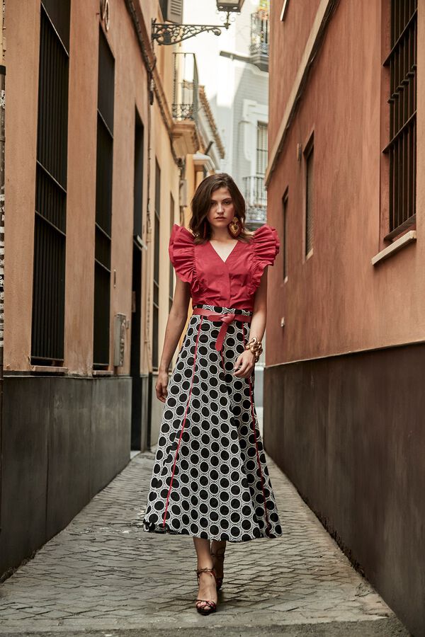 Panambi Falda Irisia Negro