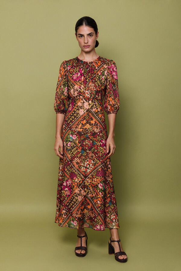 Cherubina Vestido midi Molly Marr&oacute;n