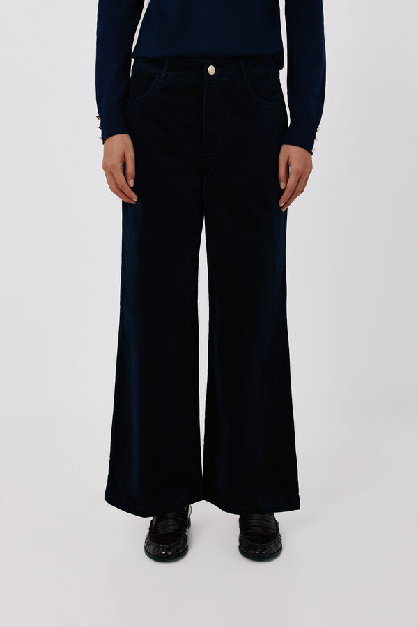 Cortefiel Jeans Sensational Marine Velvet Azul