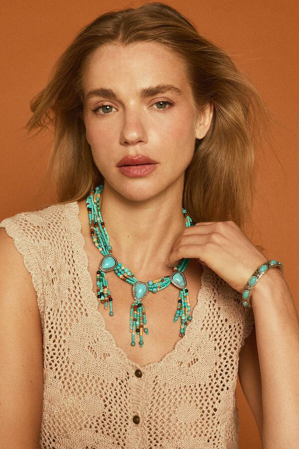 Slowlove Collar trenzado Multicolor