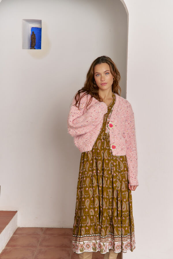 Jaase C&aacute;rdigan de punto Rosa