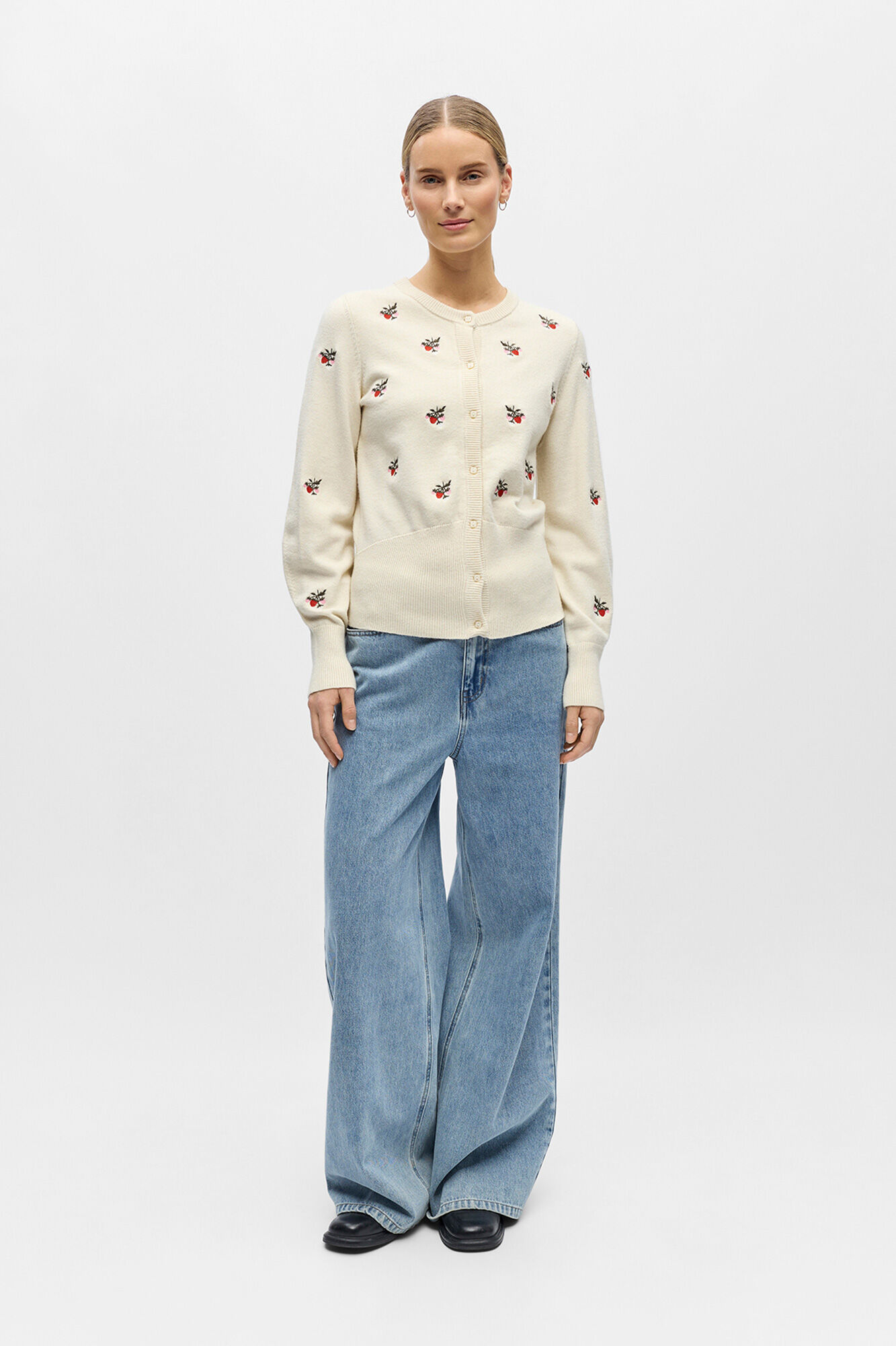 Object C&aacute;rdigan punto bordado