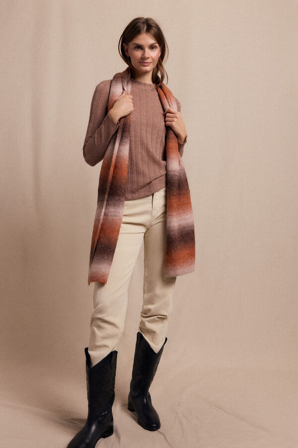 Slowlove Top punto estructura Beige