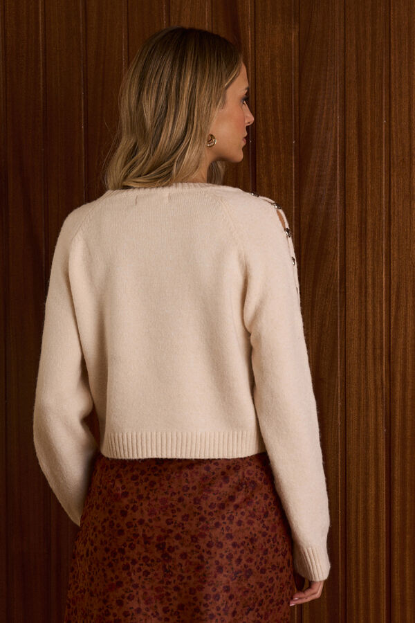 Pol&iacute;n Et Moi Jersey piedras Beige