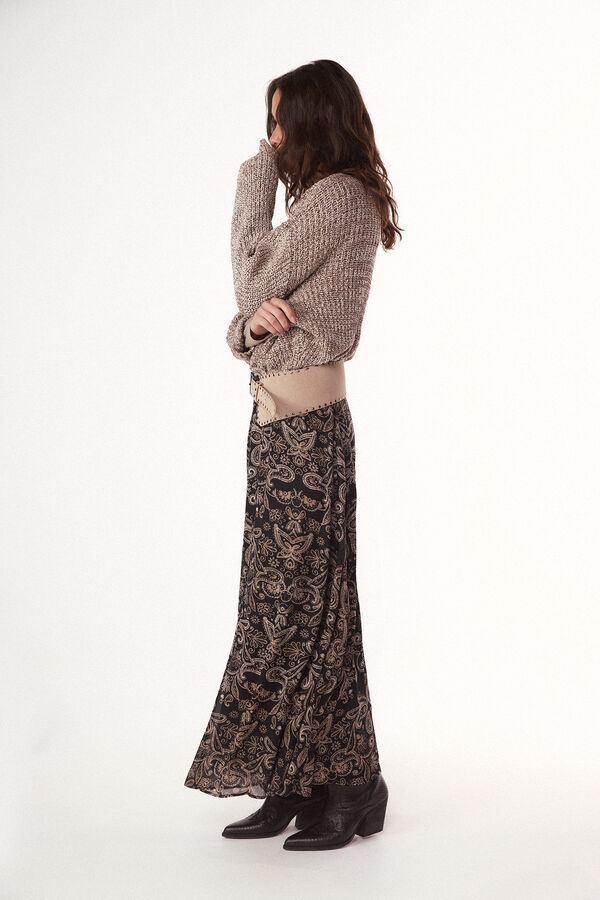 Slowlove Falda estampada con gomas Multicolor