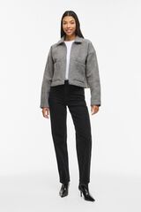 Vila Chaqueta corta boucl&eacute; Gris