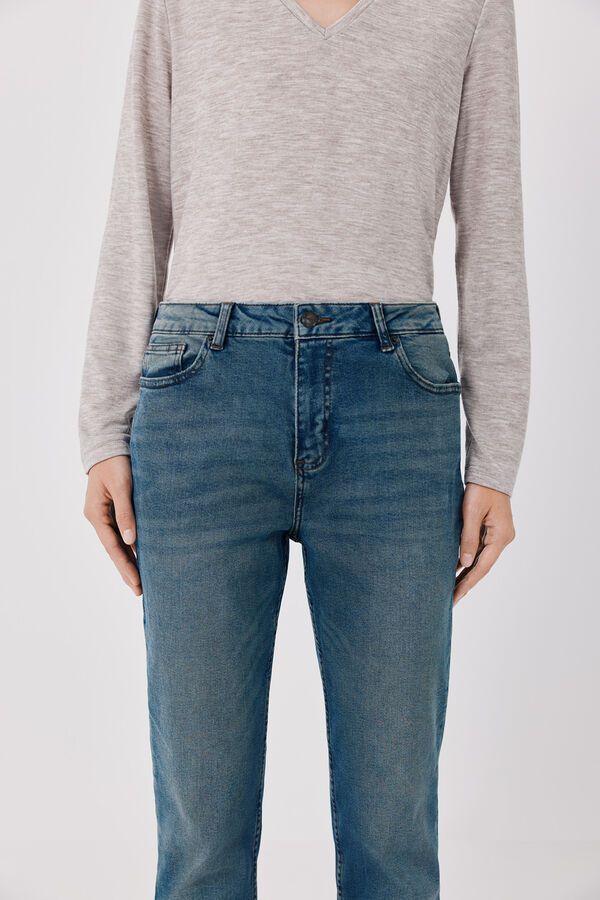 Cortefiel Jeans Rectos Azul oscuro