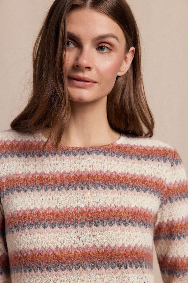 Slowlove Vestido estructura multicolor Multicolor