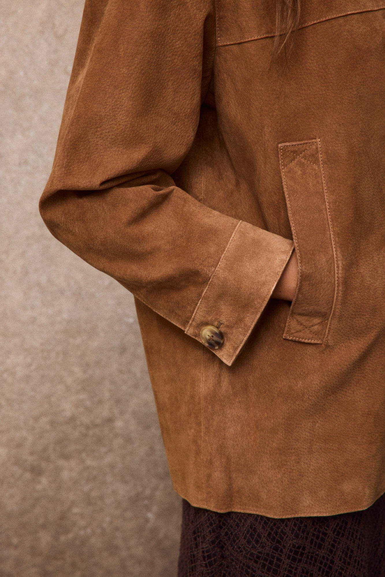 Slowlove Sobrecamisa de piel