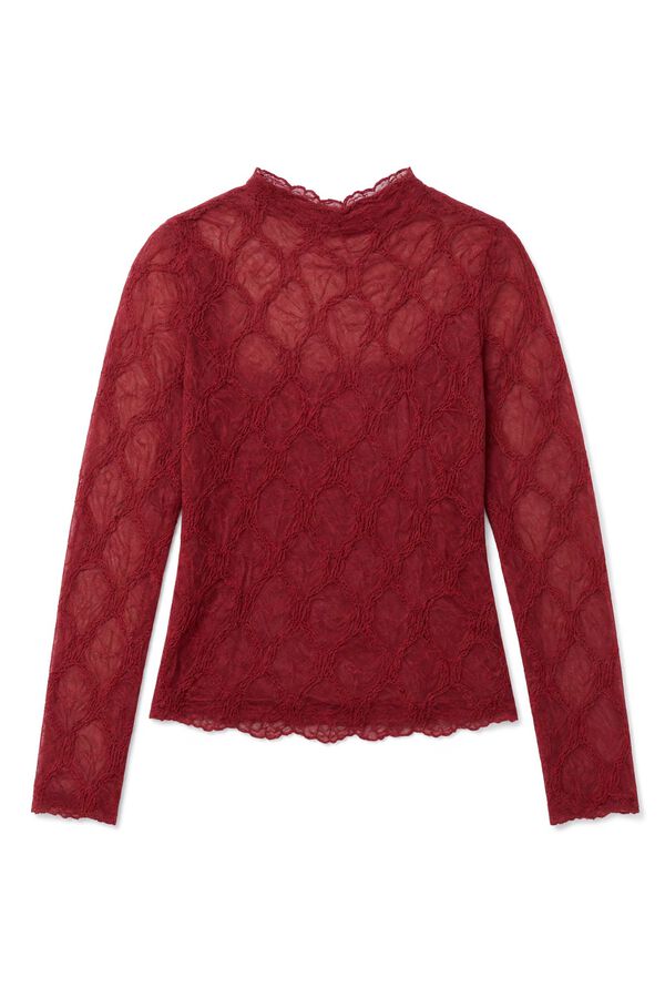 Slowlove Top encaje Naranja