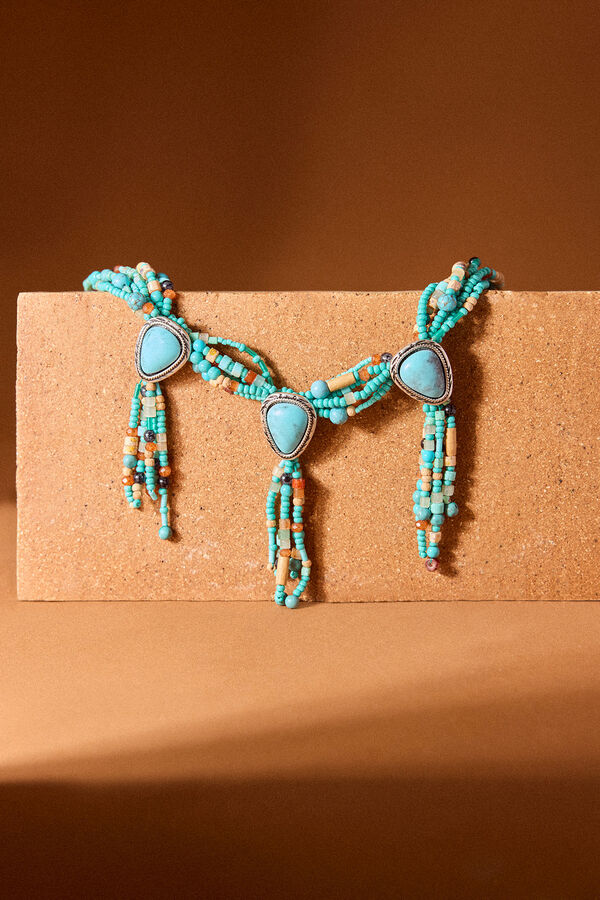 Slowlove Collar trenzado Multicolor