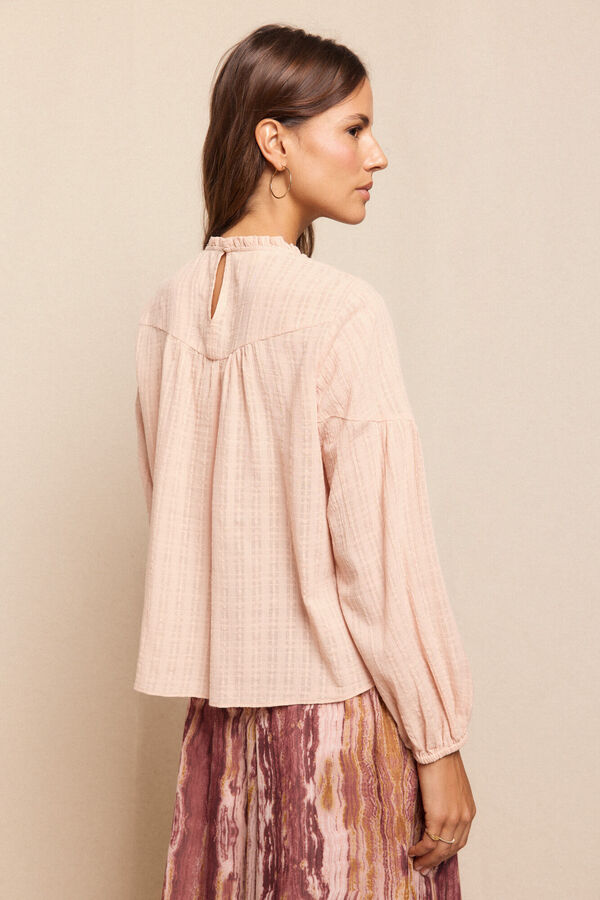 Slowlove Blusa puntillas Rosa