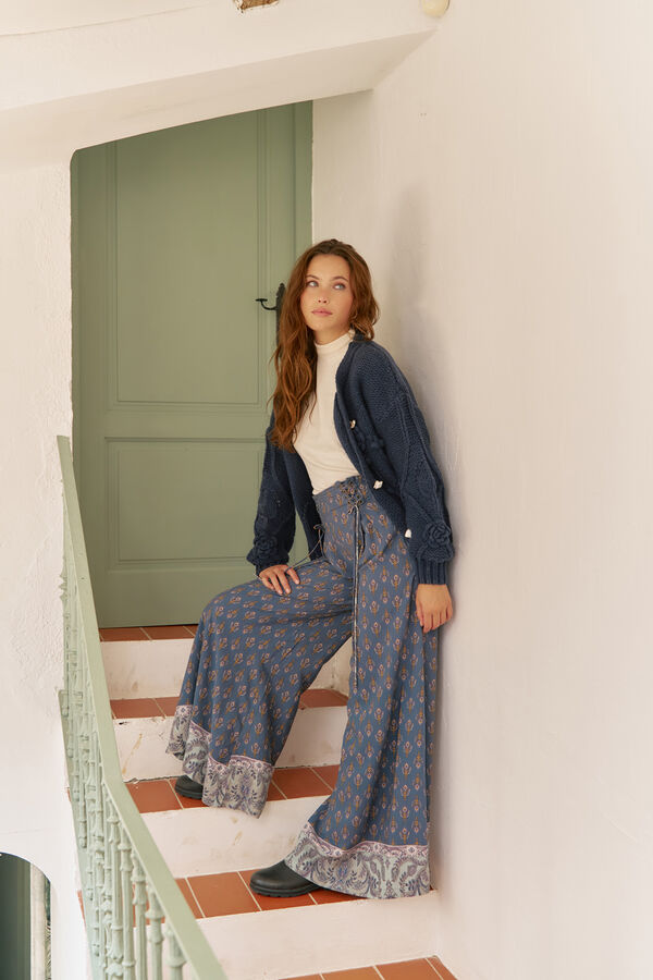 Jaase C&aacute;rdigan de punto Azul marino