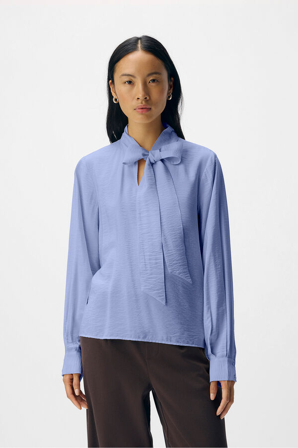 Object Blusa lazo viscosa Azul