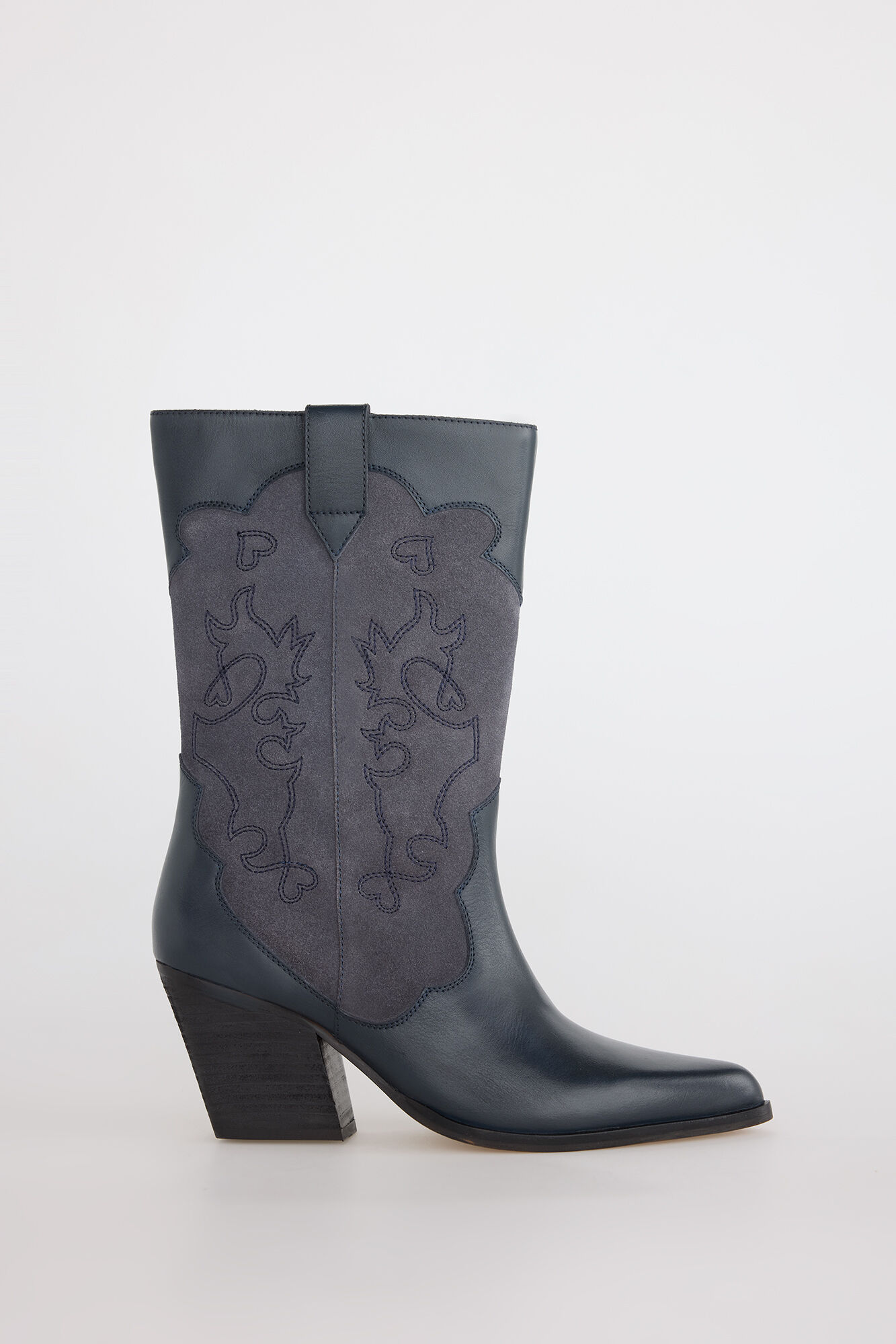 Slowlove Bota piel y serraje