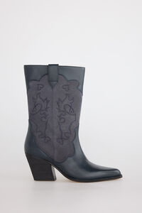 Slowlove Bota piel y serraje