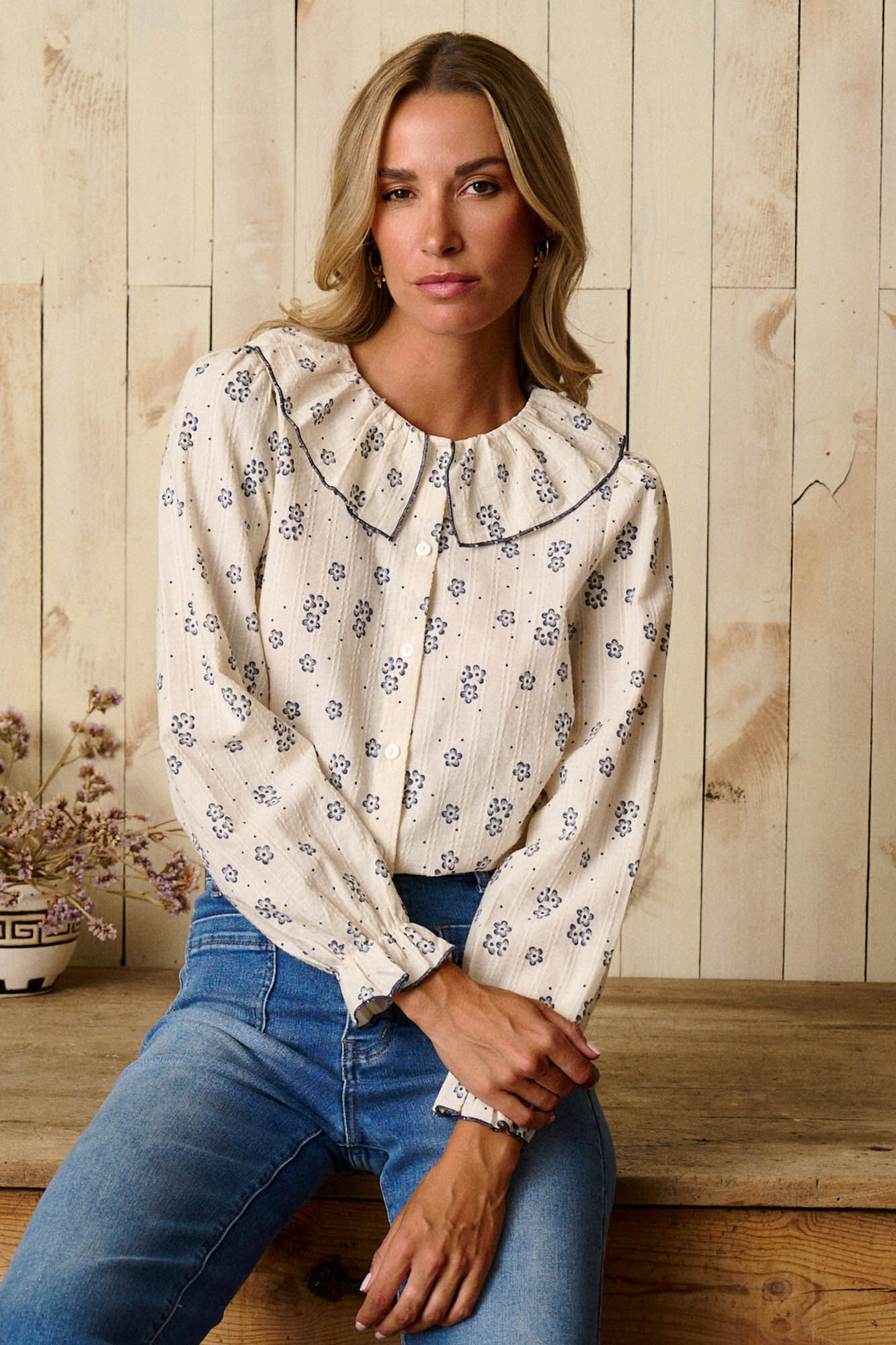 Pol&iacute;n Et Moi Camisa cuello Camily